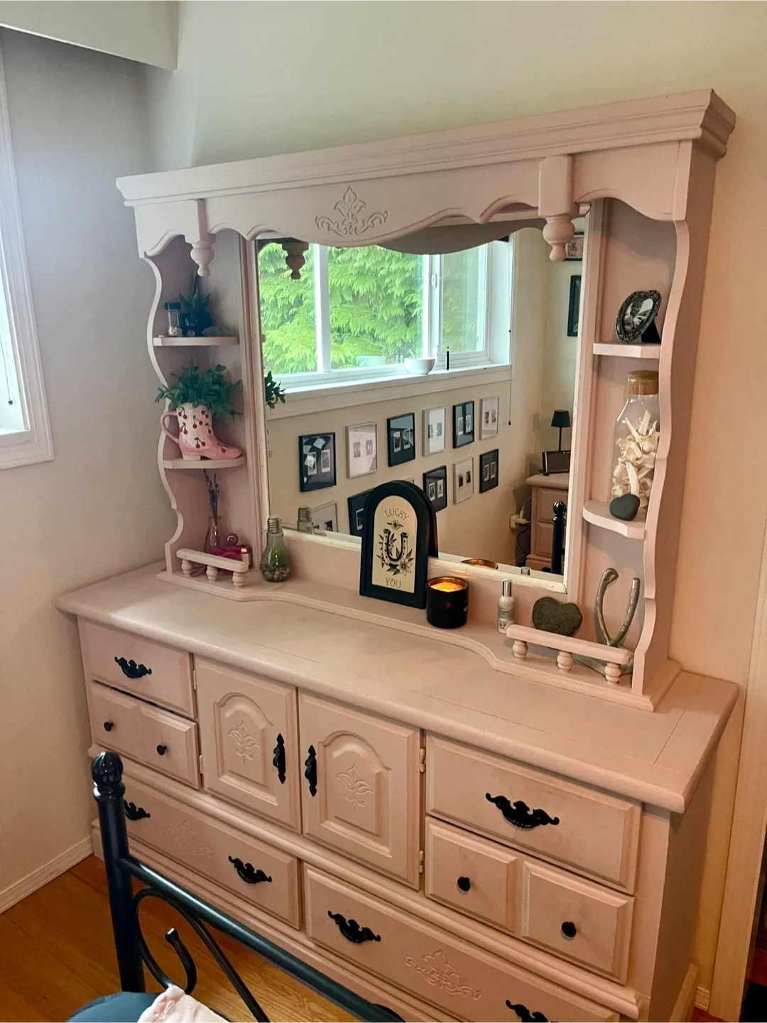 Dresser and night stands set - shabby chic/farmhouse style image indicator(2)