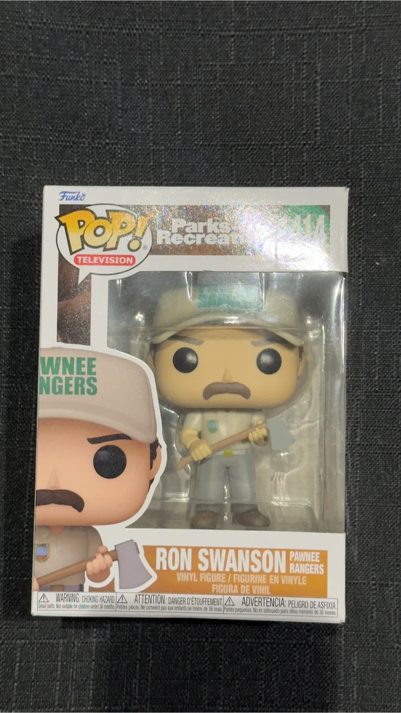 Funko Pop! Parks & Rec Ron Swanson Pawnee Rangers