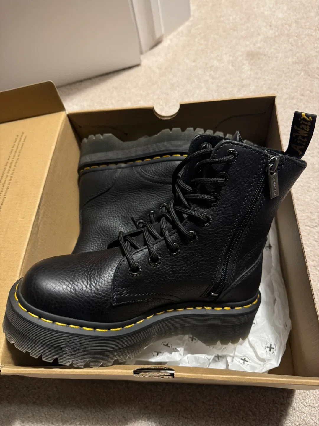 Dr. Martens Jadon III Black Boots - US 6 (Like New) image indicator(2)