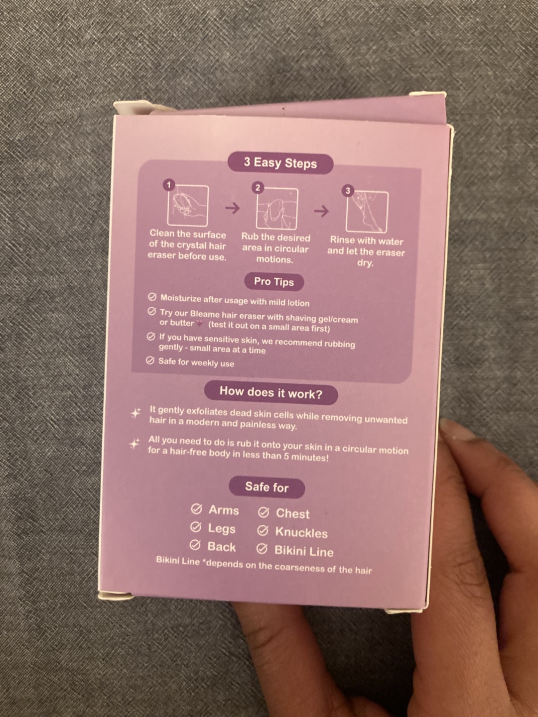 Bleame Crystal Hair Eraser Tool - photo 2