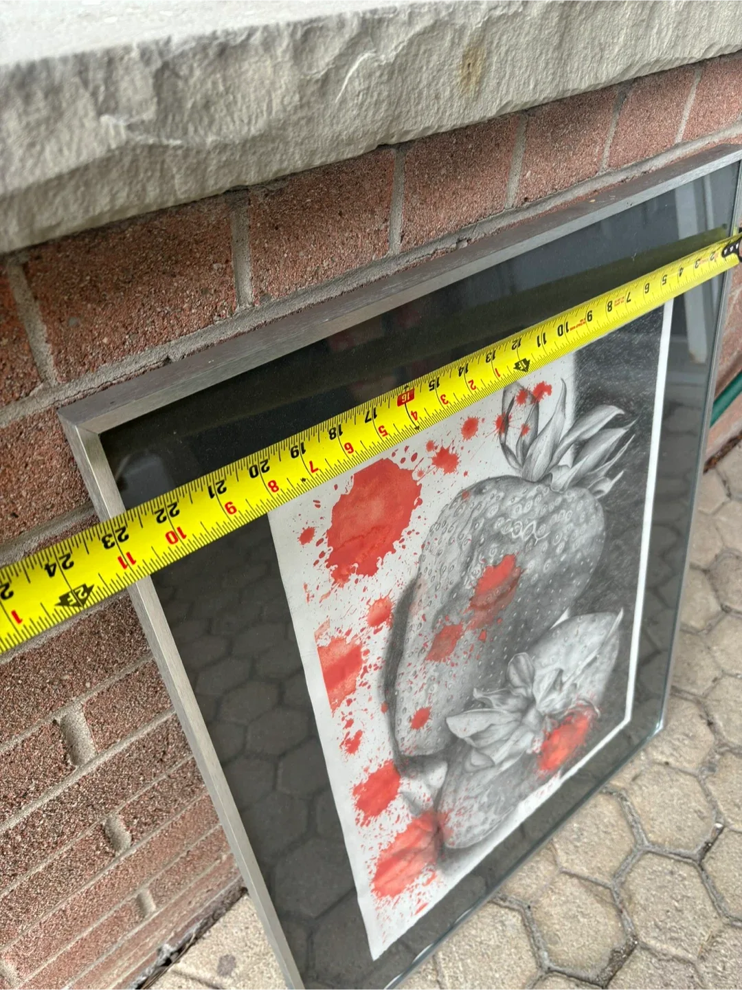 Glass frame #cleanout