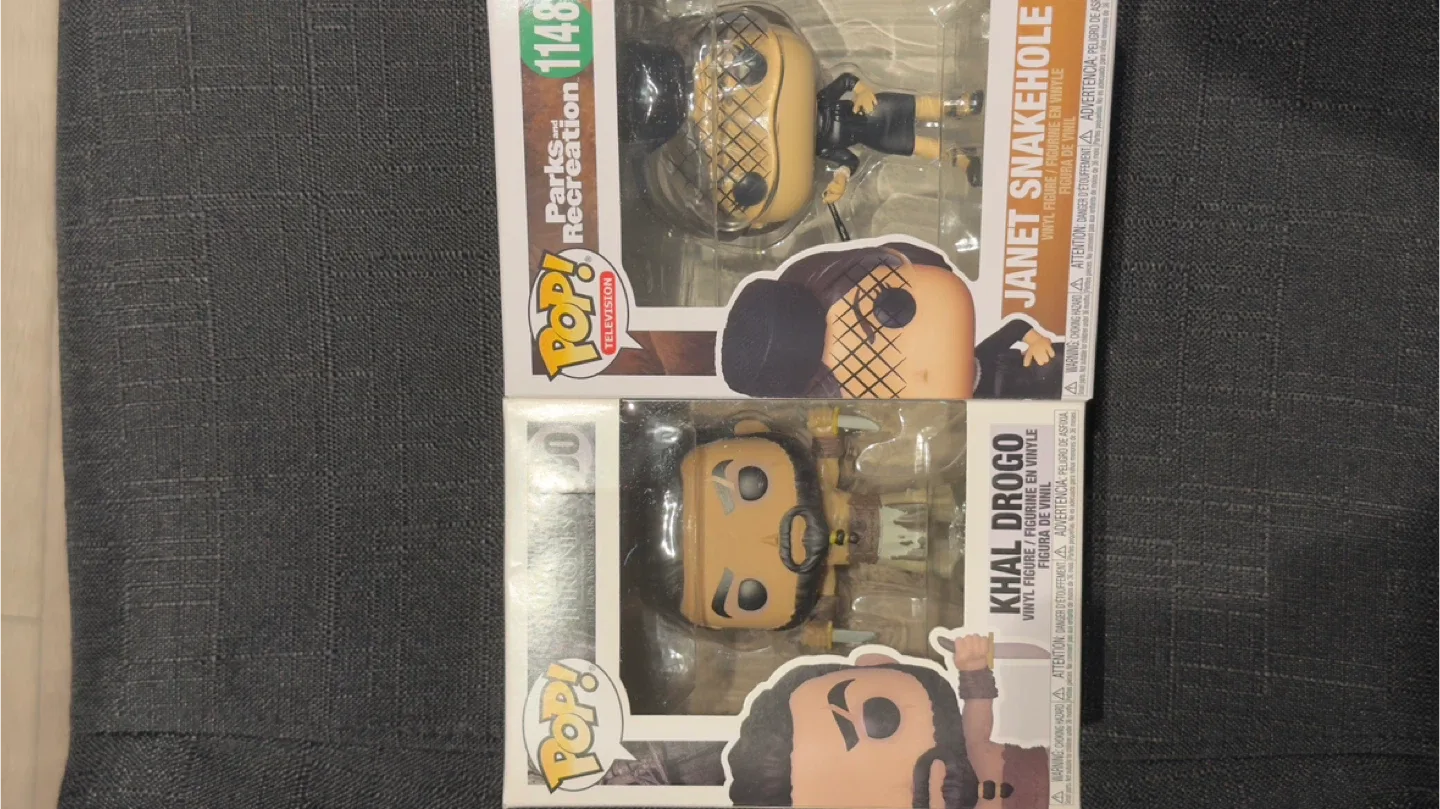 Funko POP! Khal Drogo & Janet Snakehole