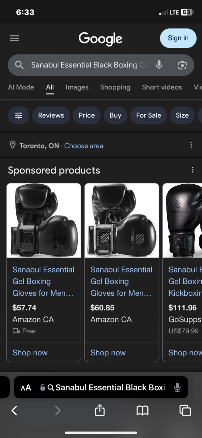 Sanabul Essential Black Boxing Gloves - photo 4