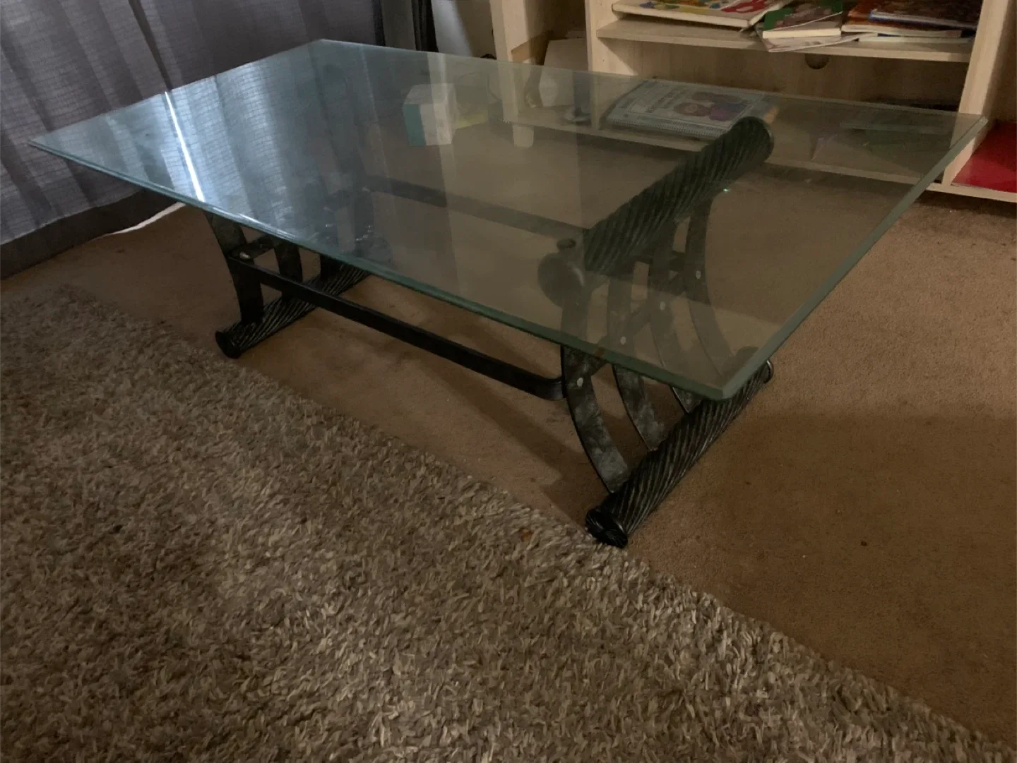Glass Top Coffee Table