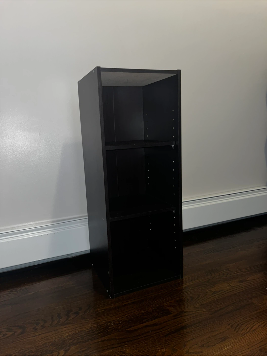 Dark Brown 3-Shelf Bookcase - photo 3
