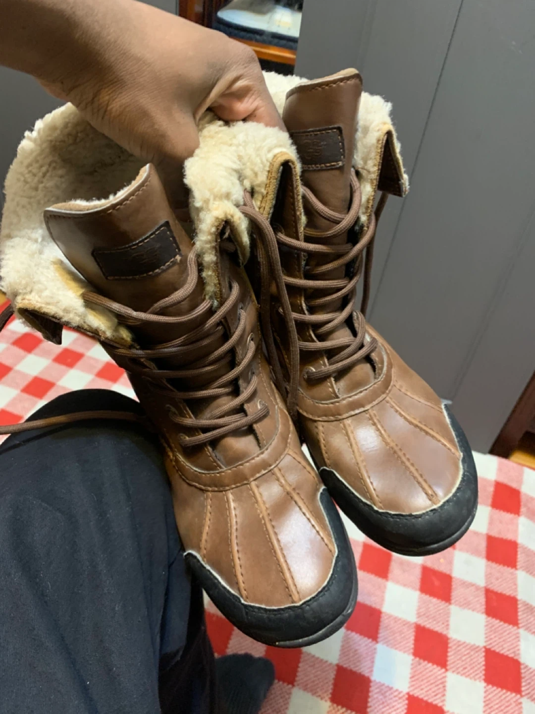 UGG Waterproof Leather Boots