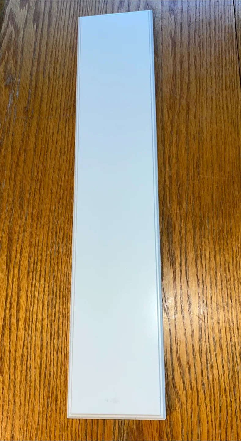 2 Ikea BODBYN Drawer front, off-white, 61x13 cm (24x5") image indicator(2)