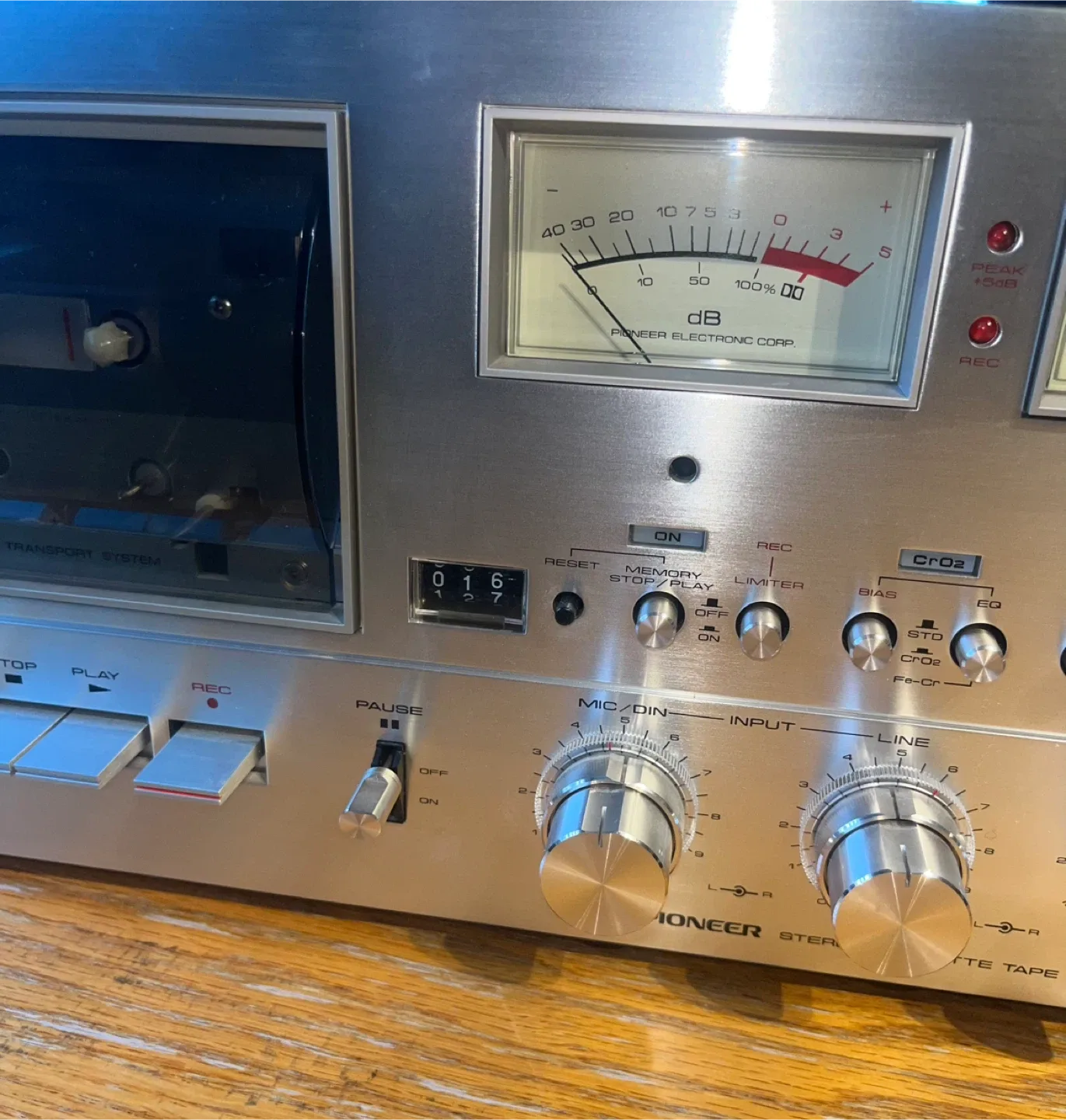 Vintage Pioneer Stereo Cassette Tape Deck CT-F9191 - AS IS image indicator(7)