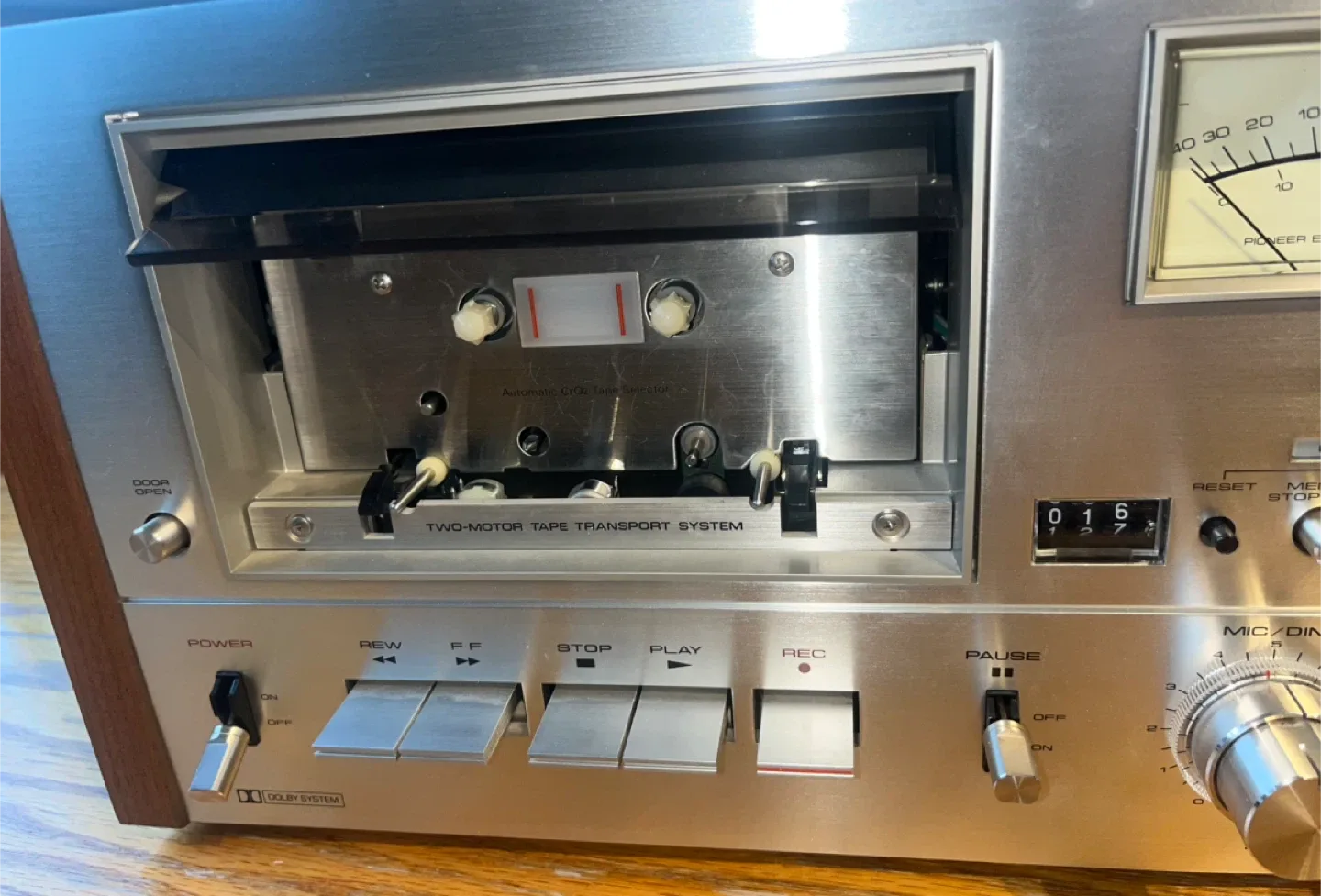 Vintage Pioneer Stereo Cassette Tape Deck CT-F9191 - AS IS image indicator(10)