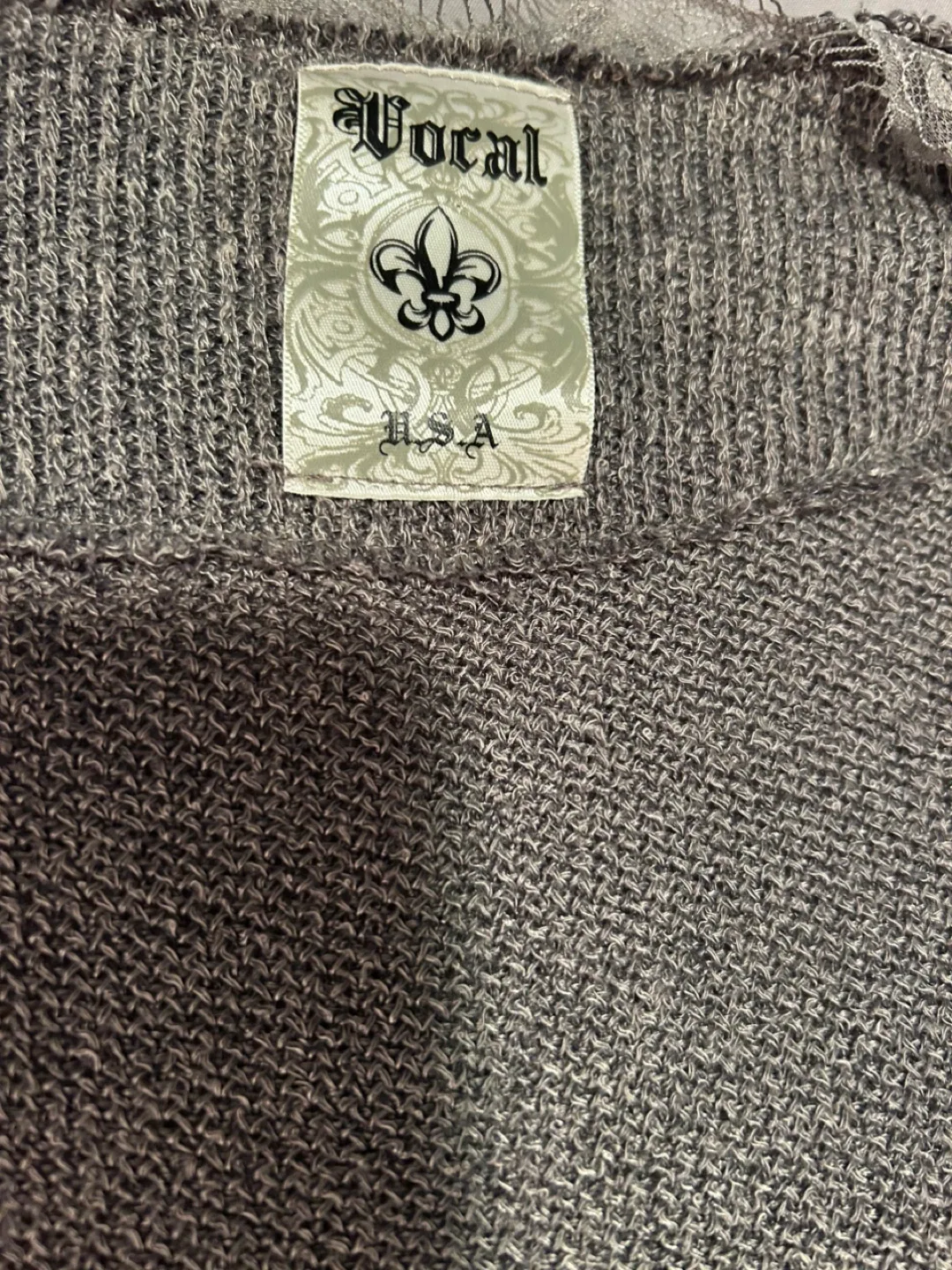 Vocal Grey Knit Coat image indicator(3)