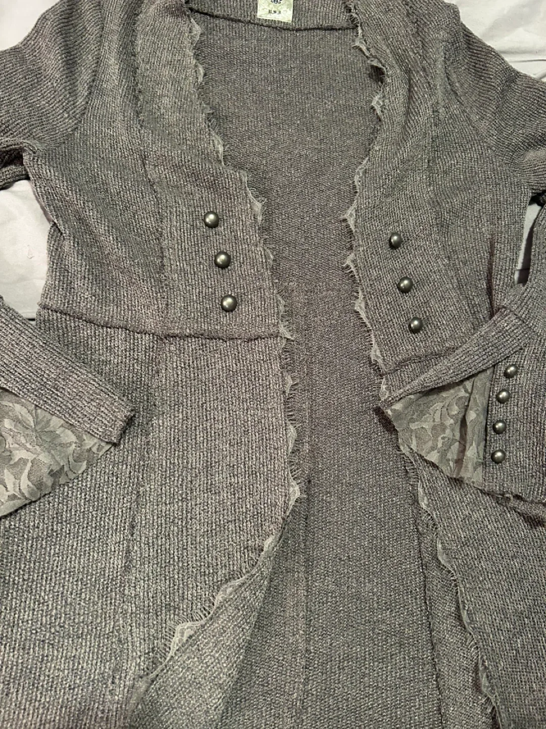 Vocal Grey Knit Coat image indicator(5)