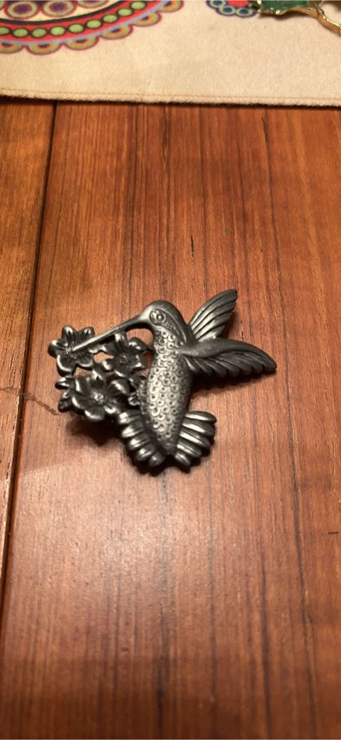 Hummingbird Pin and Necklace Pendant