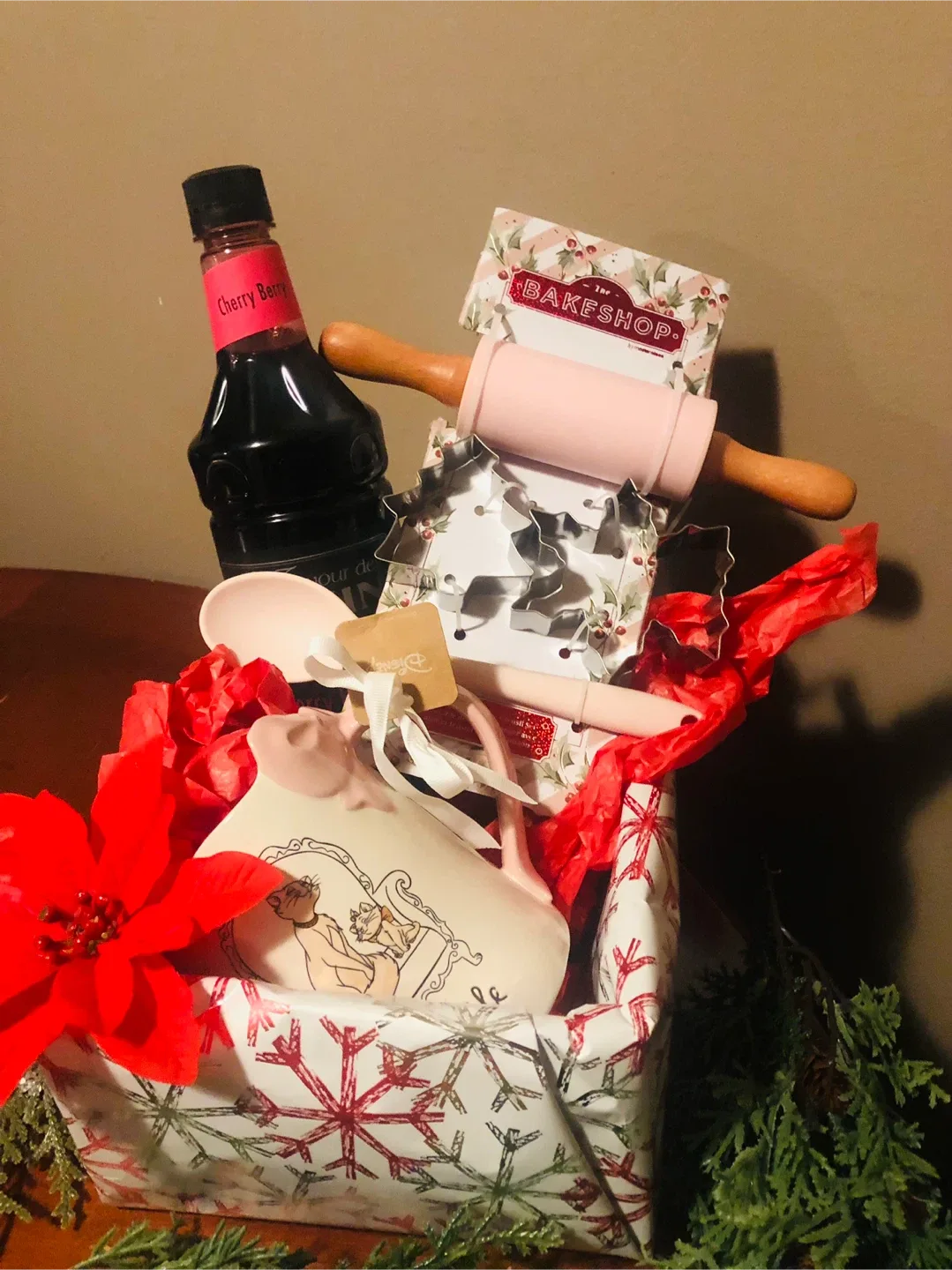 Baking Gift Basket: Bakeshop Tools & Rae Dunn Mug #cleanout