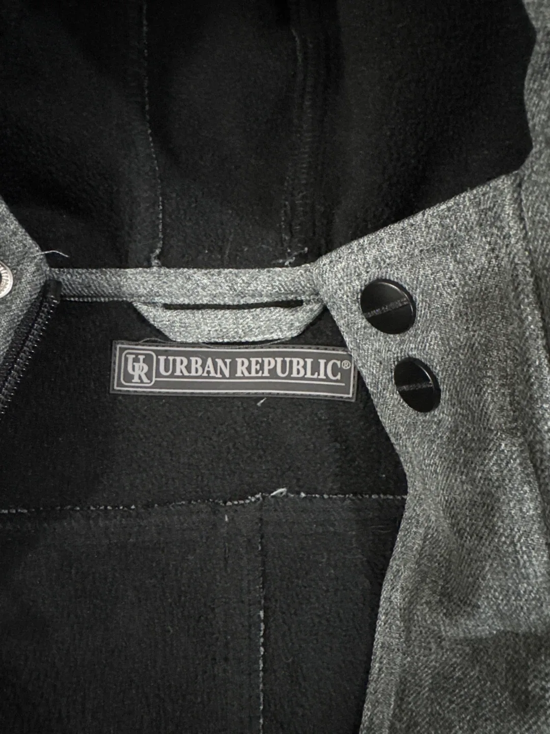 Urban Republic 18M Gray Hooded Jacket image indicator(2)