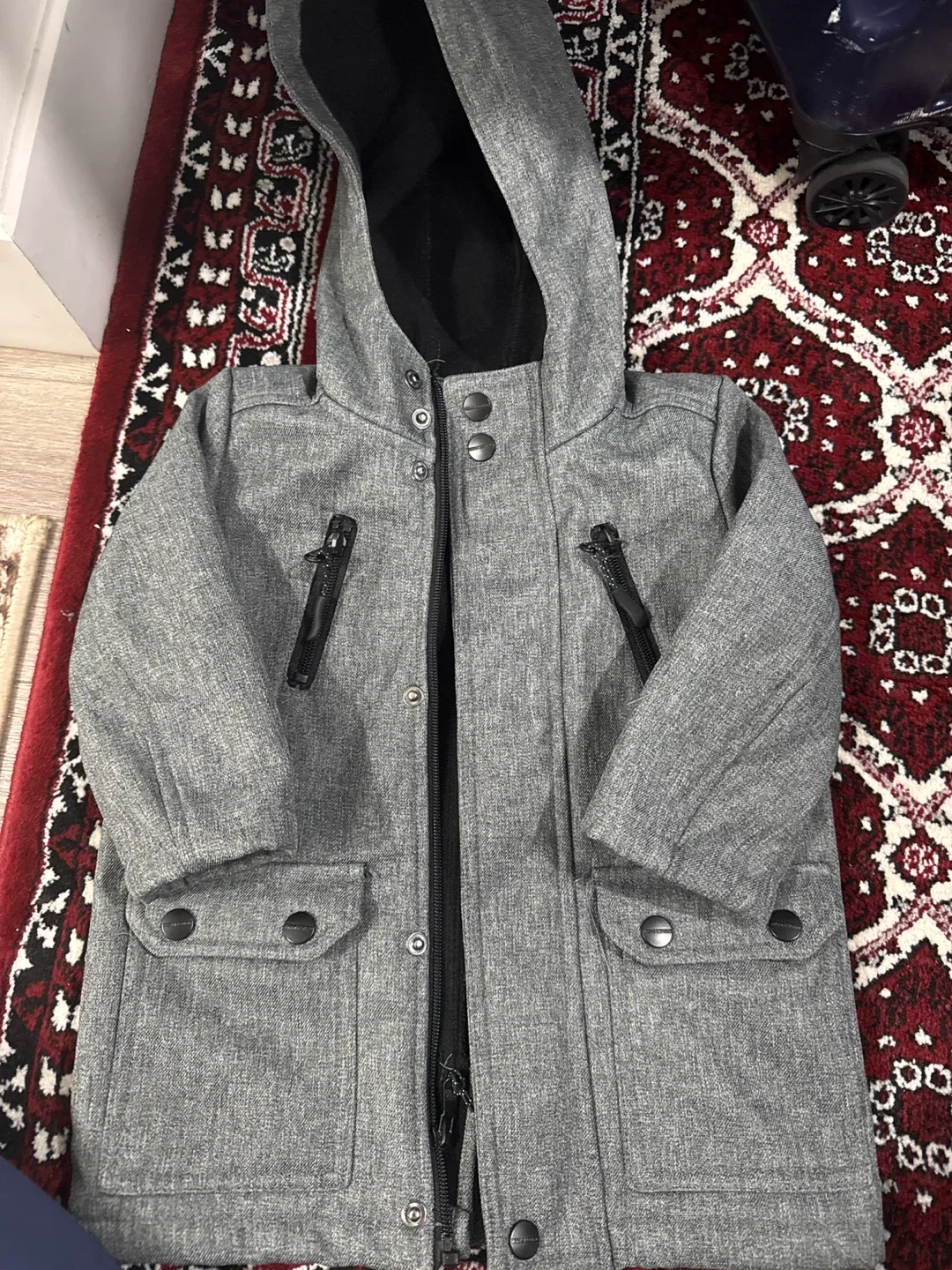 Urban Republic 18M Gray Hooded Jacket