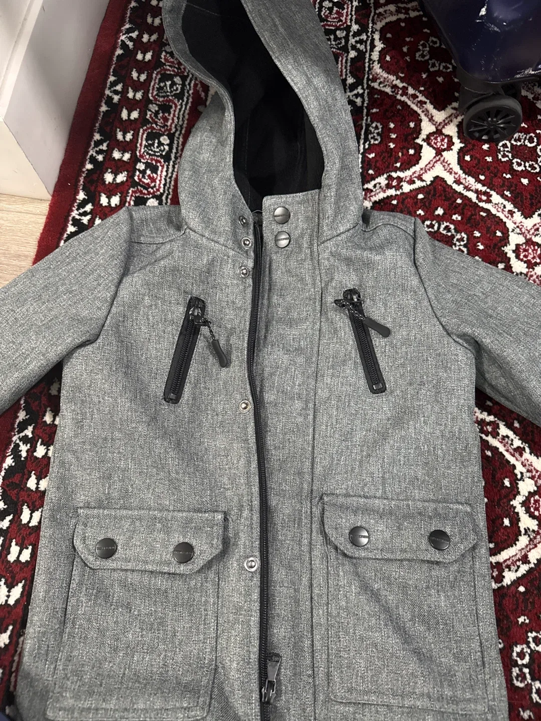 Urban Republic 18M Gray Hooded Jacket image indicator(4)