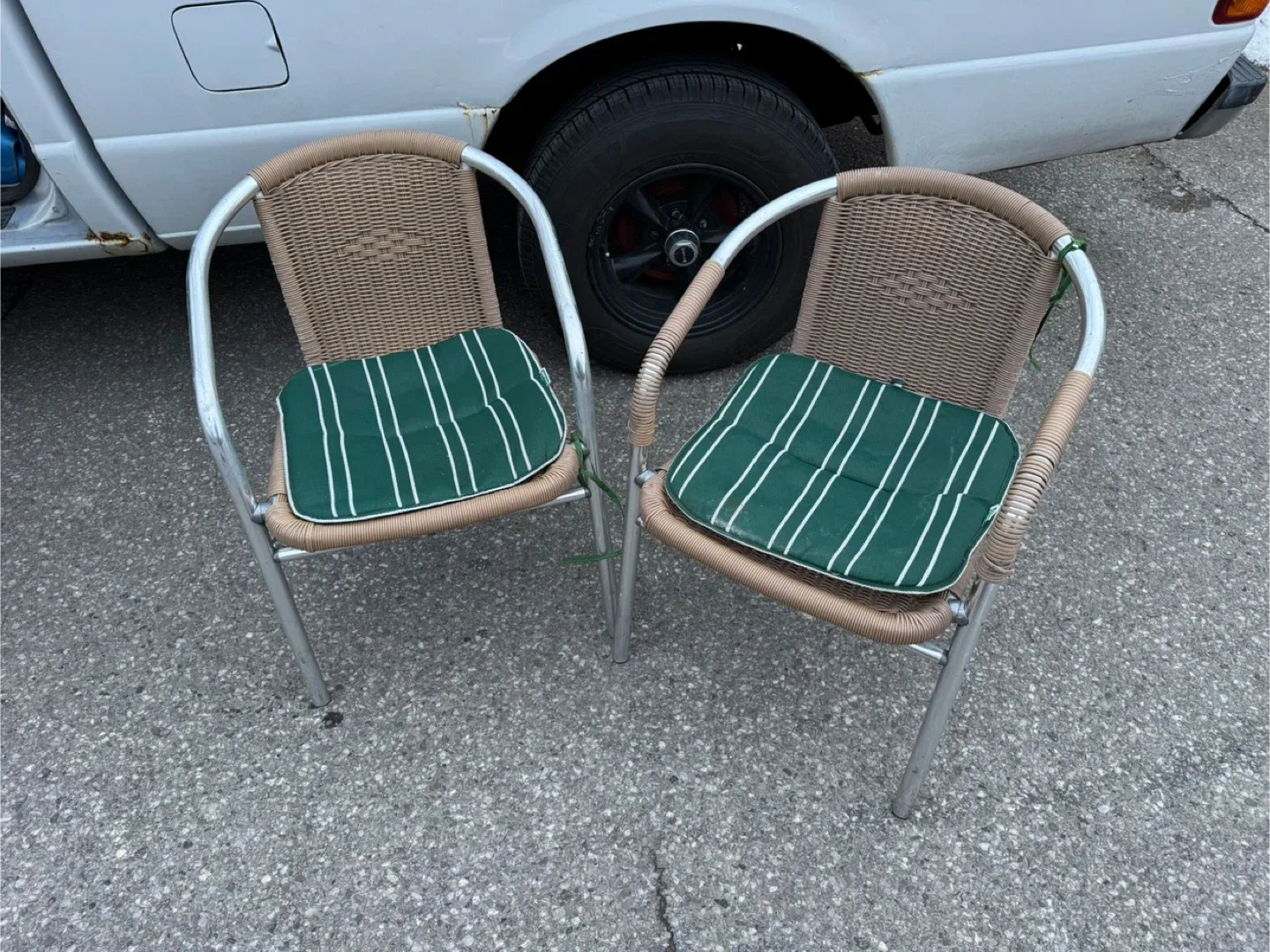 Outdoor Wicker Chairs - Set of Two image indicator(3)
