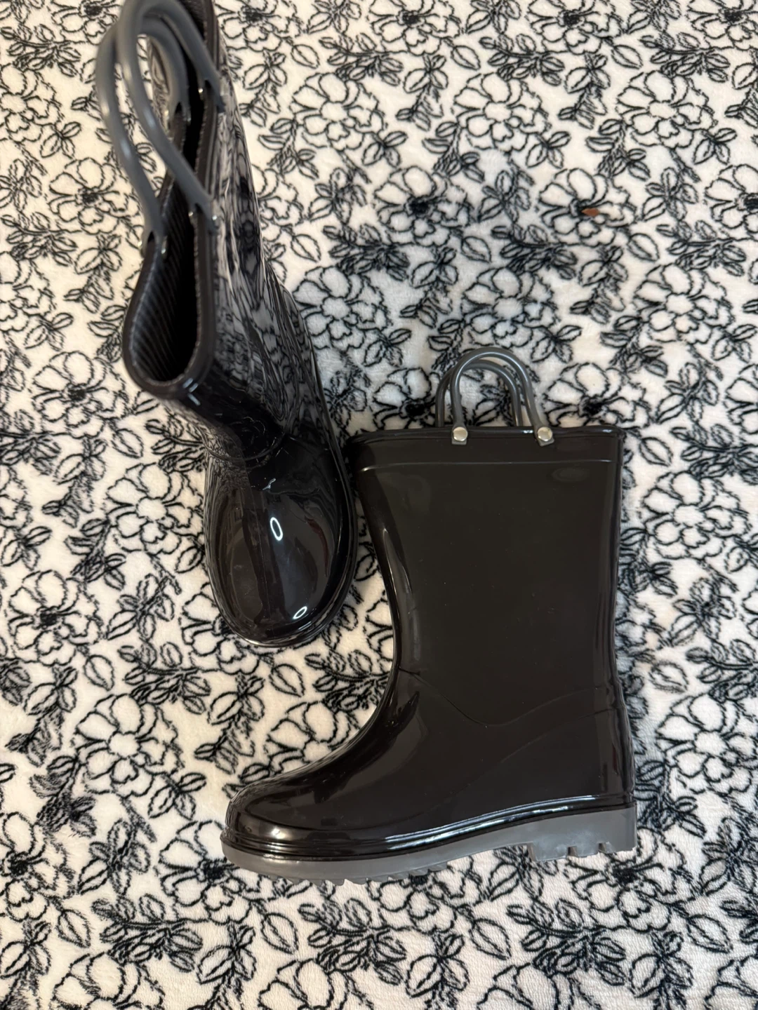 Black Rain Boots - Size 27