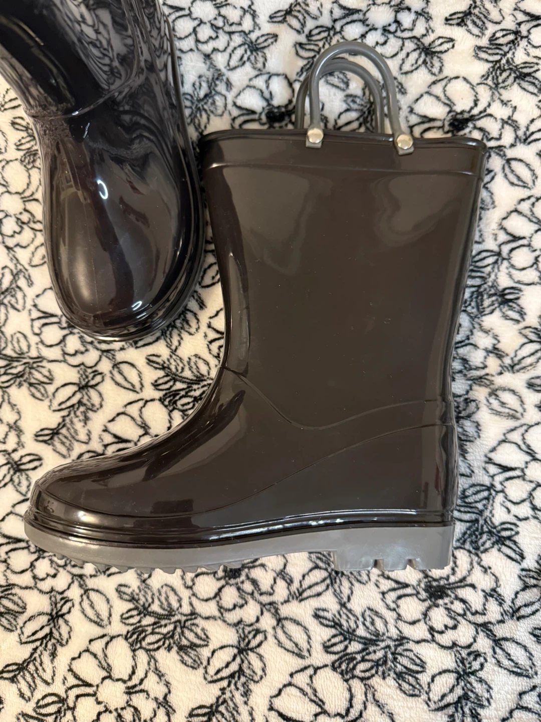 Black Rain Boots - Size 27 - photo 2