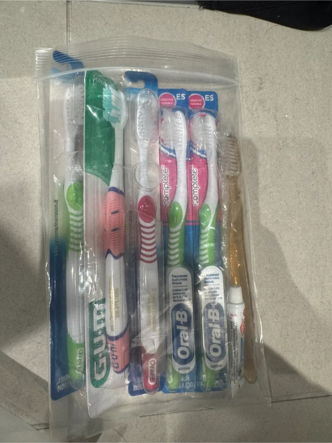 Oral-B & Gum Toothbrush Set - New