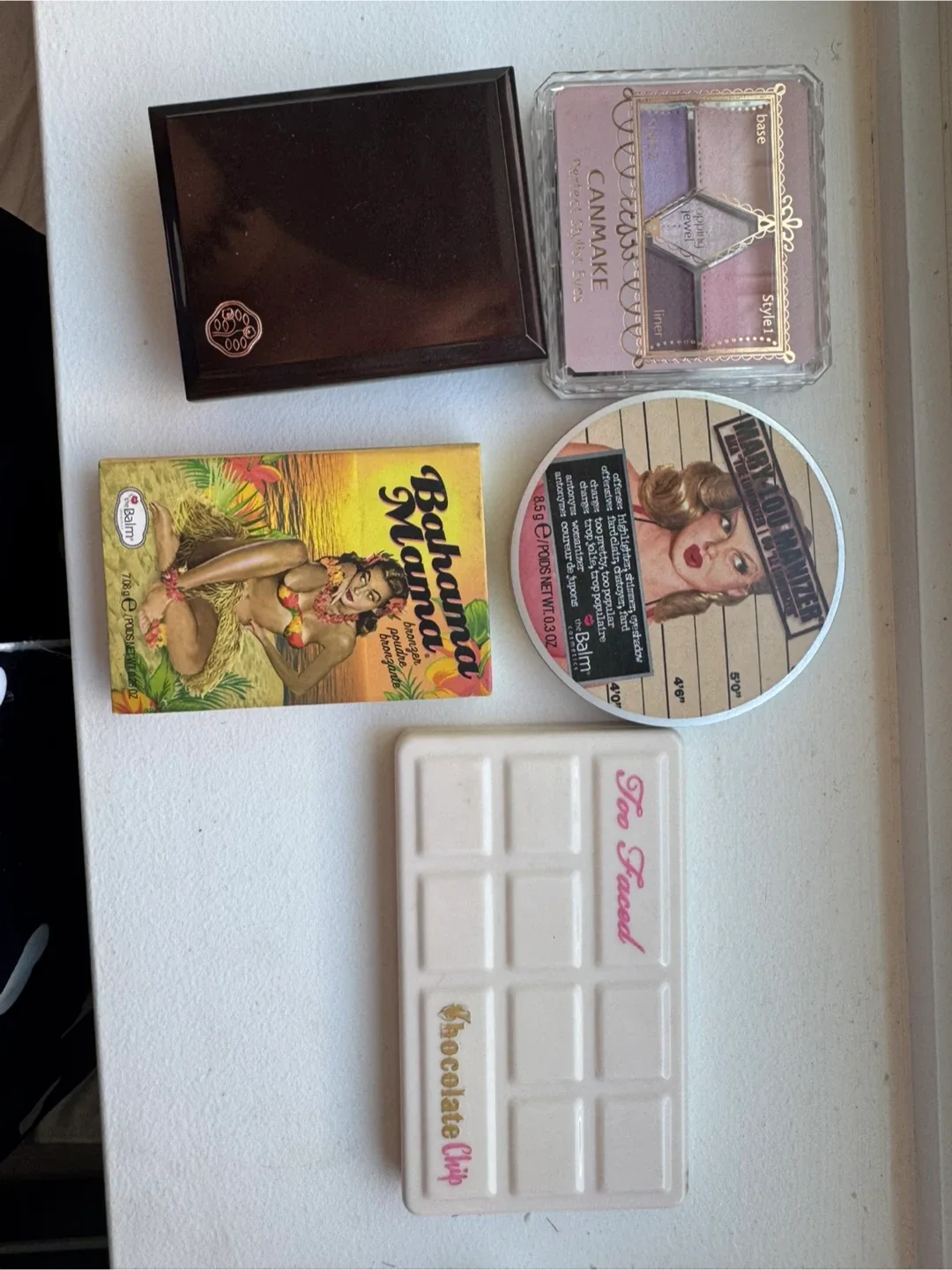 Mixed Makeup Lot: theBalm, Too Faced, Canmake, Shiseido