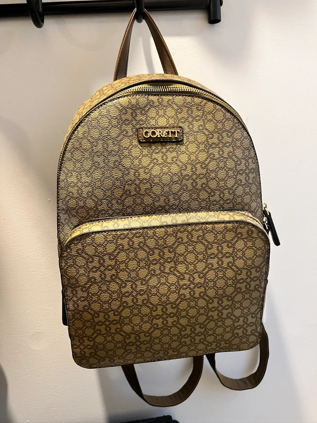 Gorett Backpack - Brown/Gold