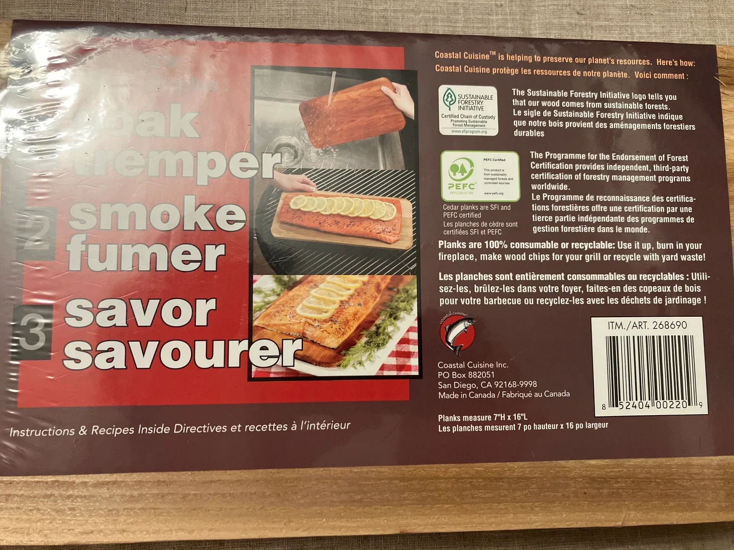 For BBQ Masters: 7 Cedar Grilling Planks image indicator(4)