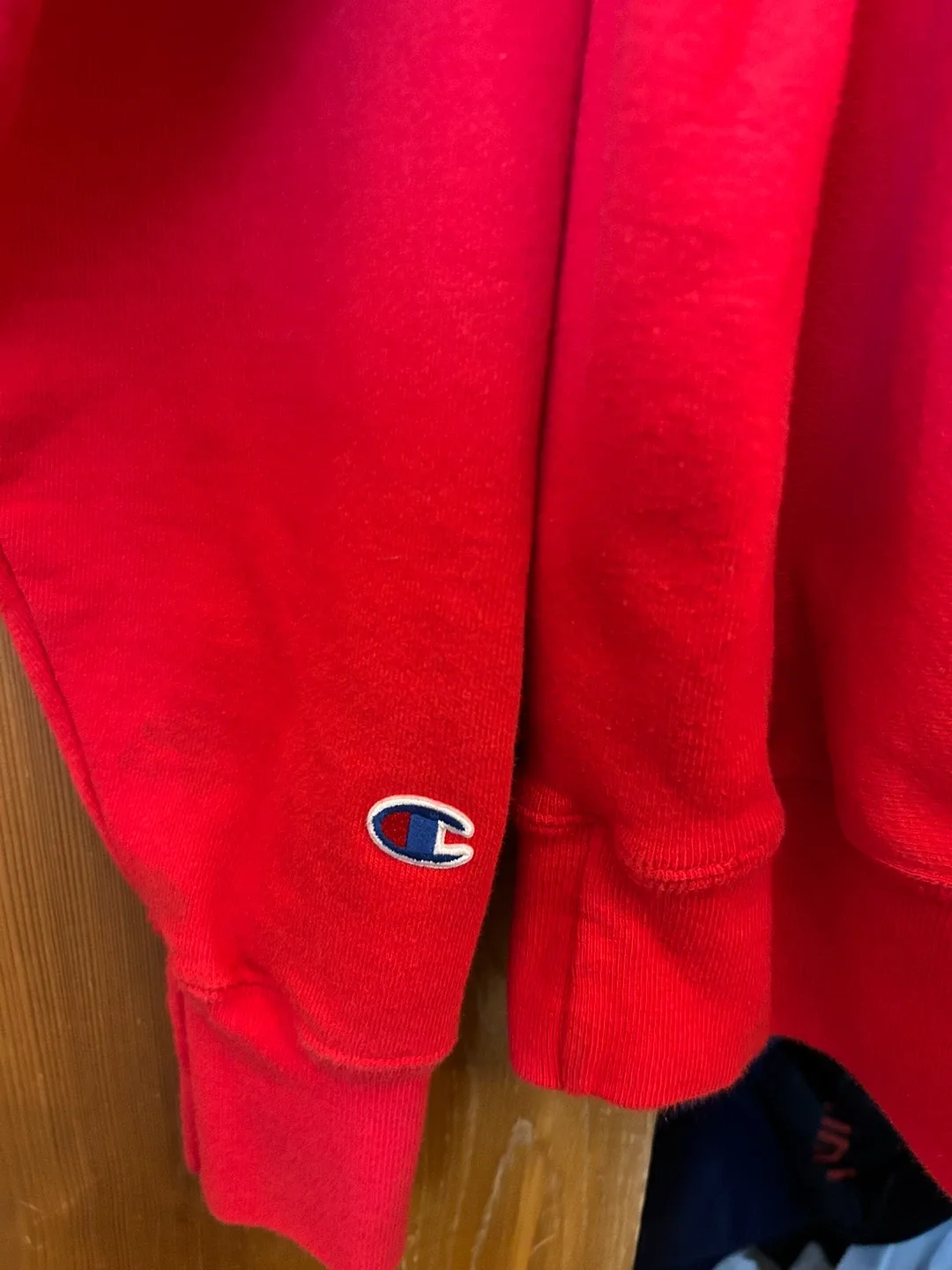 Champion Reverse Weave Hoodie - Red, Large image indicator(3)