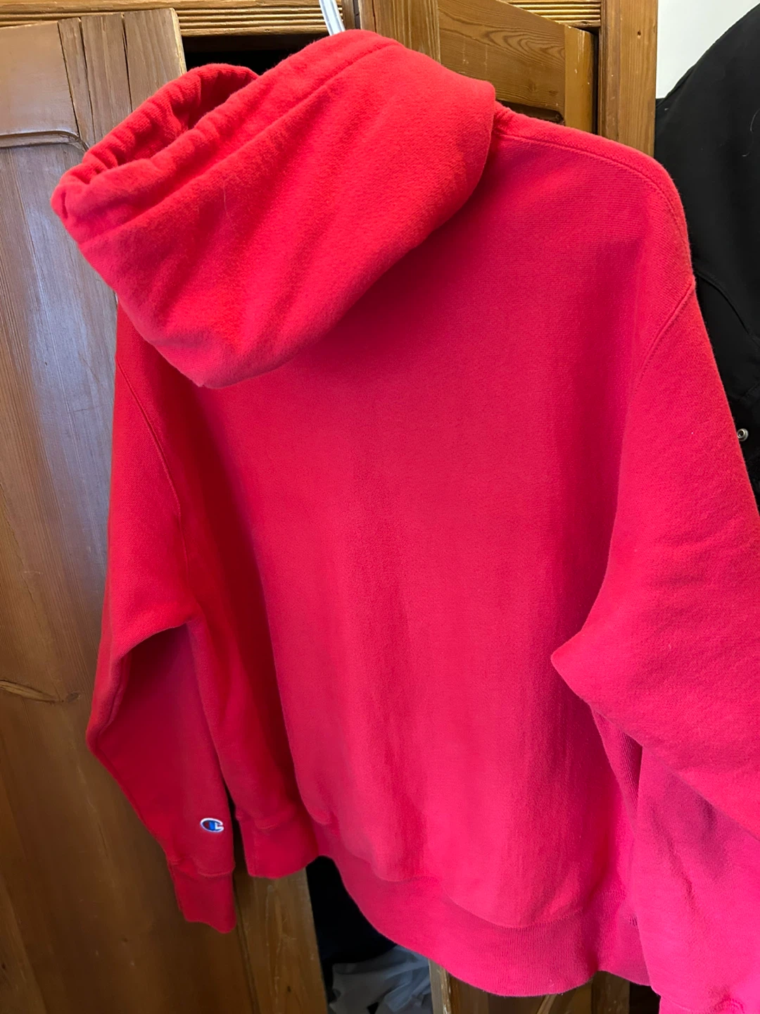 Champion Reverse Weave Hoodie - Red, Large - photo 4