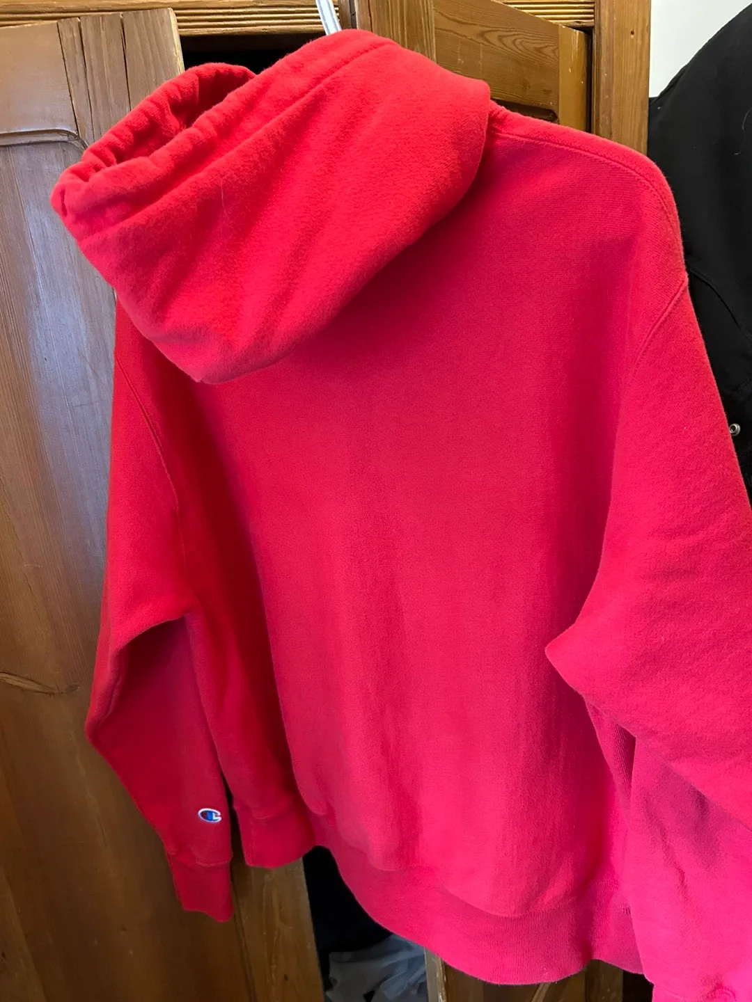 Champion Reverse Weave Hoodie - Red, Large image indicator(4)