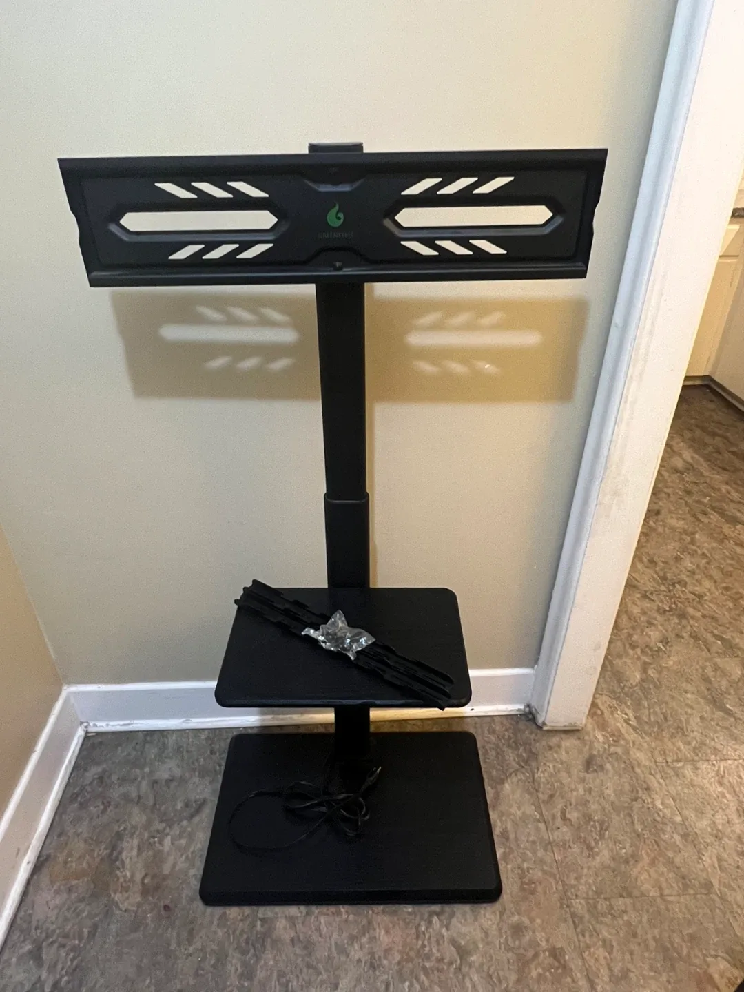 TV Stand with Mount & Power Outlets