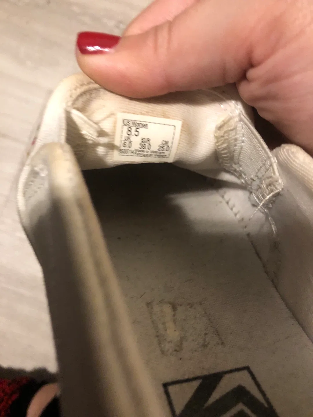 Vans Floral Slip-On Shoes - Women's Size 8.5 image indicator(2)