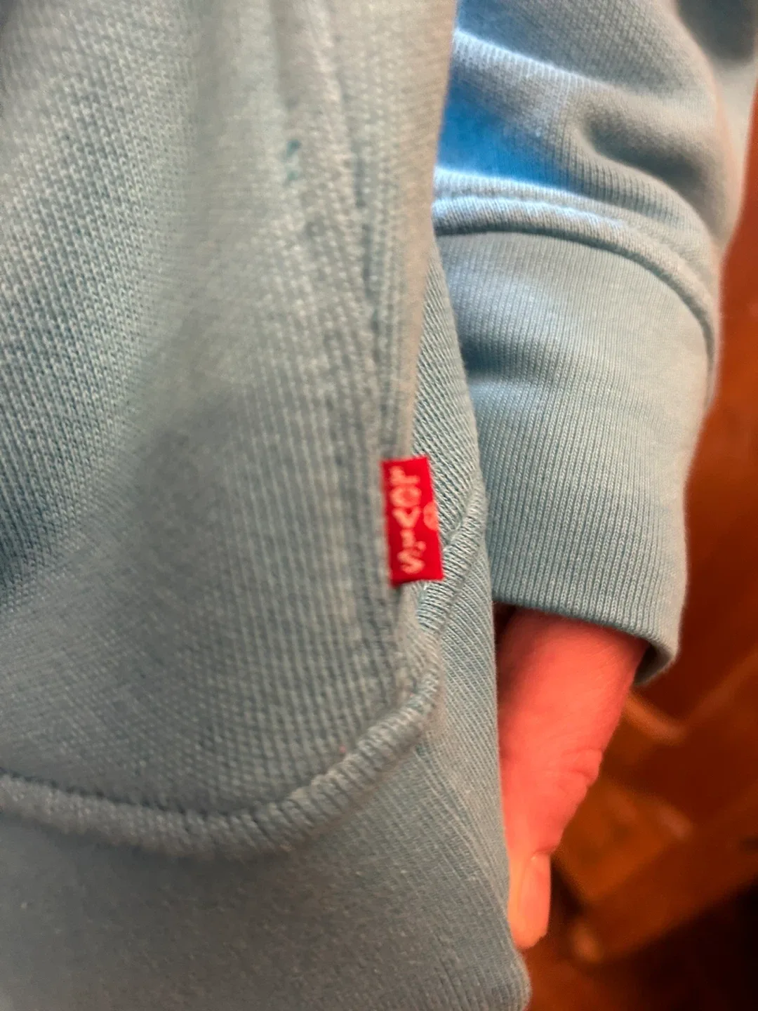Levi's Blue Hoodie - Size Large image indicator(4)