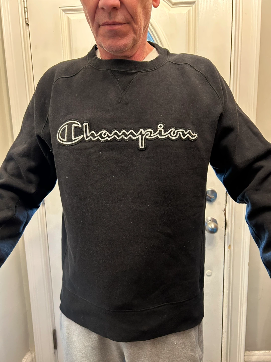 Champion Black Crewneck Sweatshirt - XL - photo 2