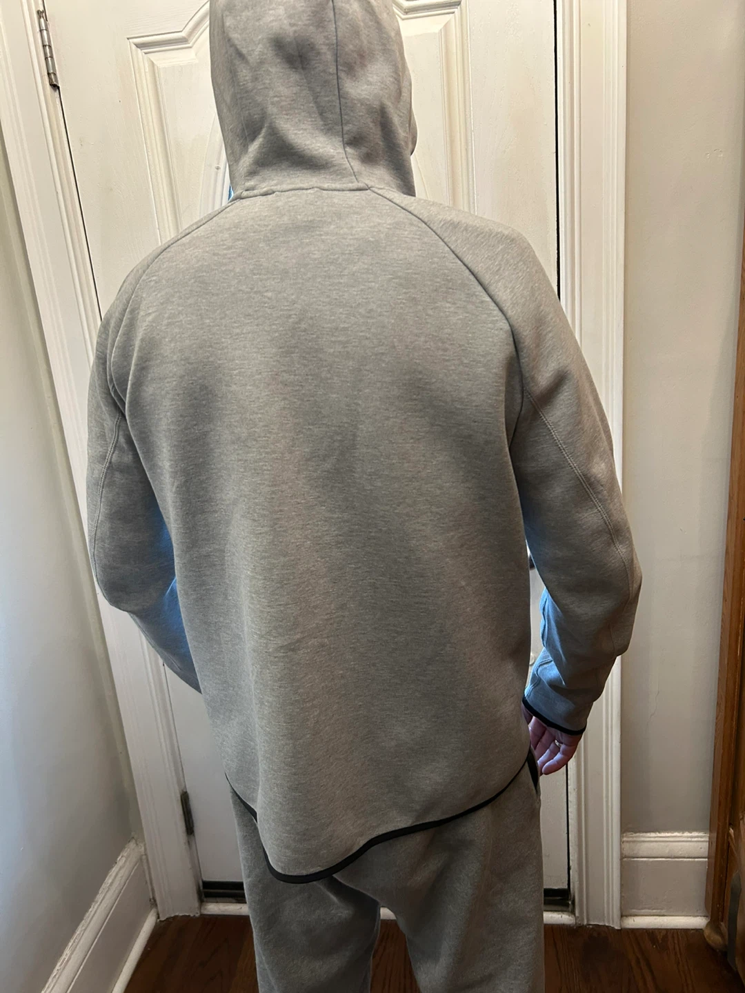 Nike Tech Fleece Full Zip Hoodie - Grey - photo 4