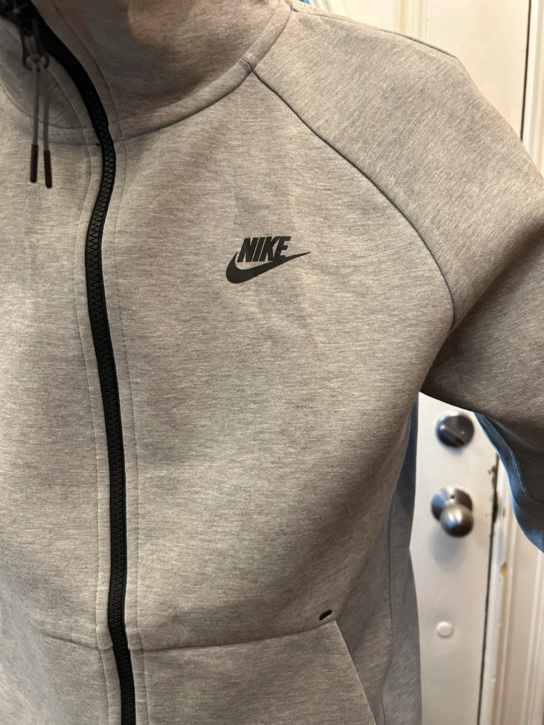 Nike Tech Fleece Full Zip Hoodie - Grey - photo 2
