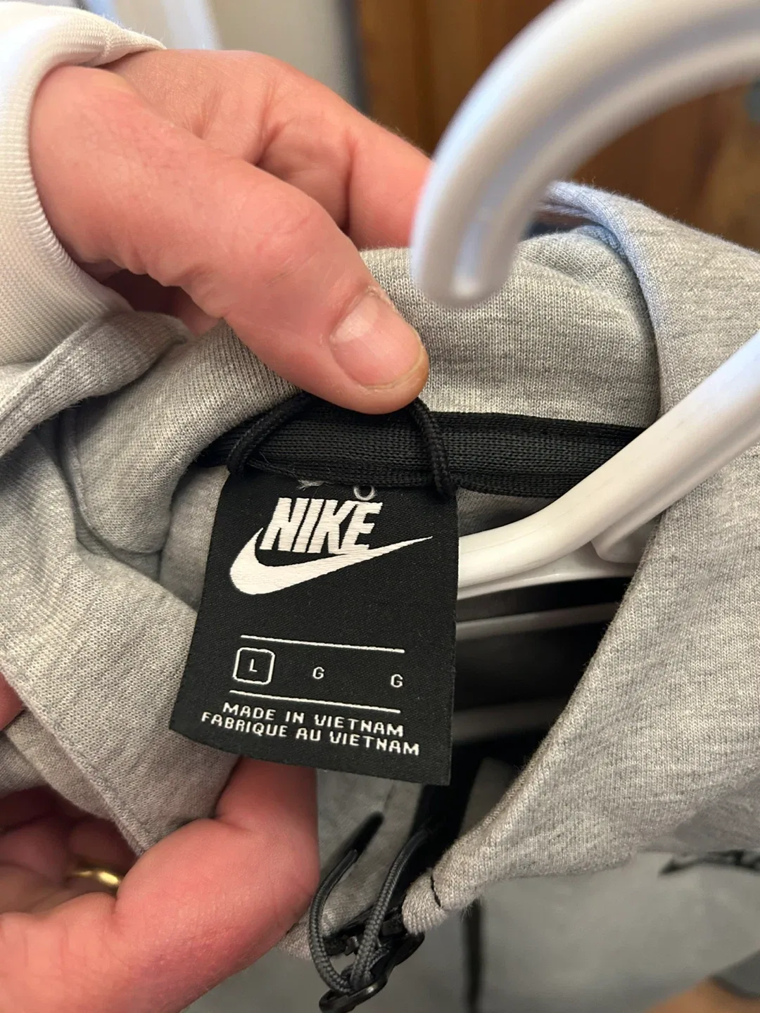 Nike Tech Fleece Full Zip Hoodie - Grey image indicator(6)