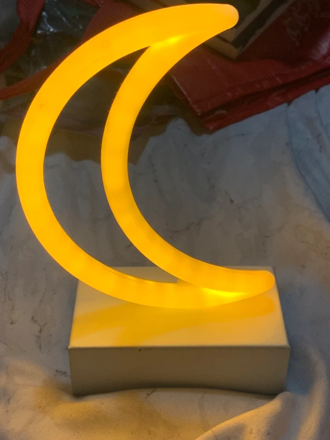 Crescent Moon Table Lamp - Night Light