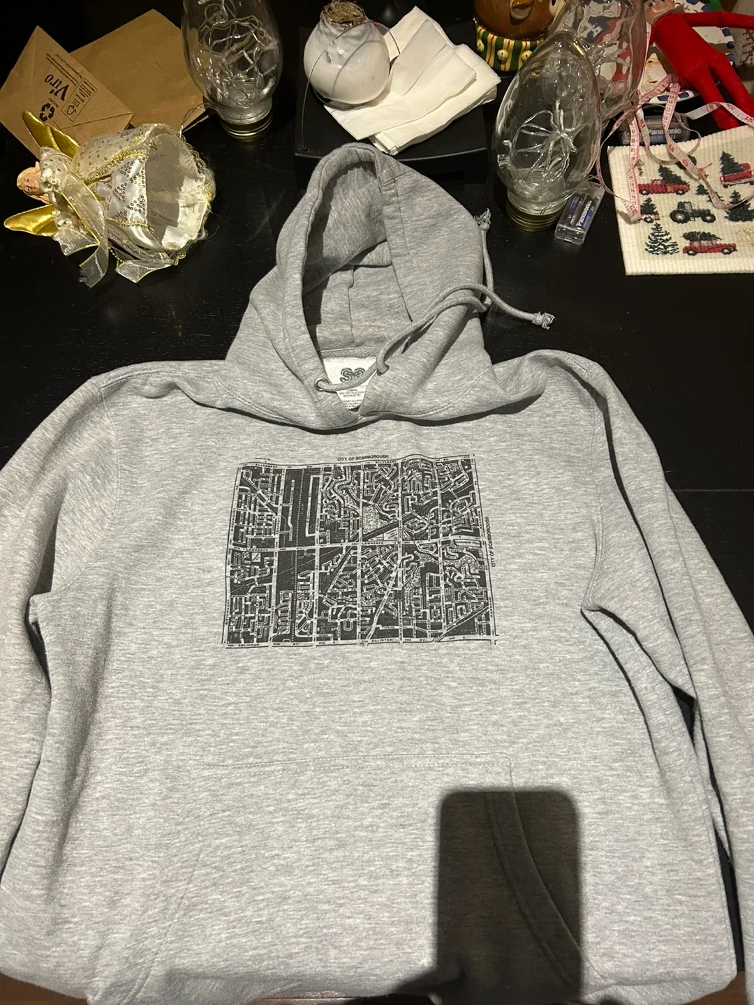 Scarborough Map Hoodie - Size L/G