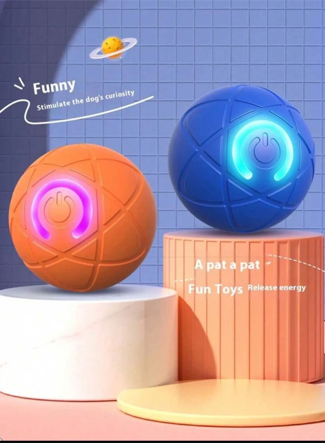 New Smart Dog Rolling Ball - Interactive Pet Toy