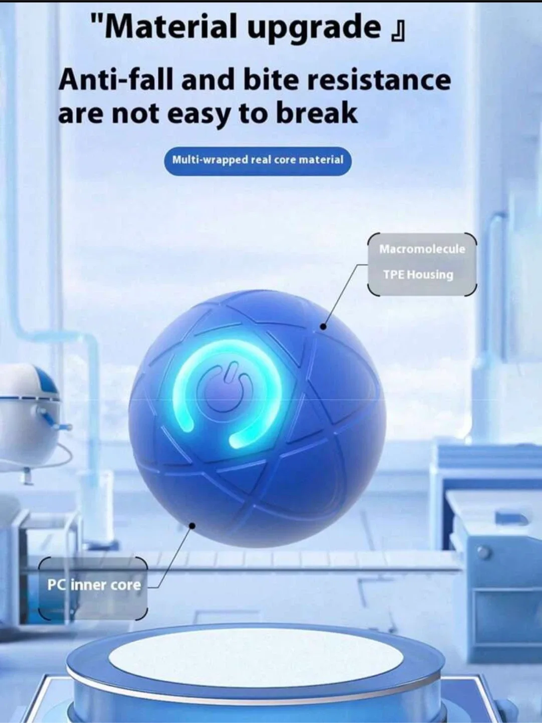 New Smart Dog Rolling Ball - Interactive Pet Toy image indicator(7)