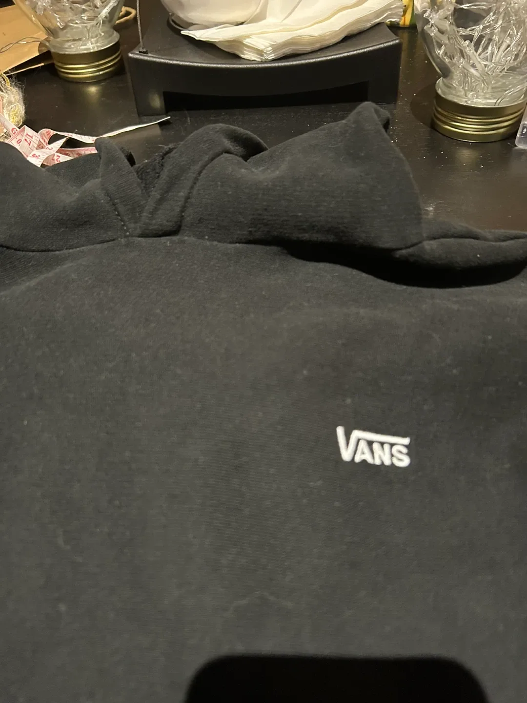 Vans ComfyCush Sweats Black Hoodie - Large