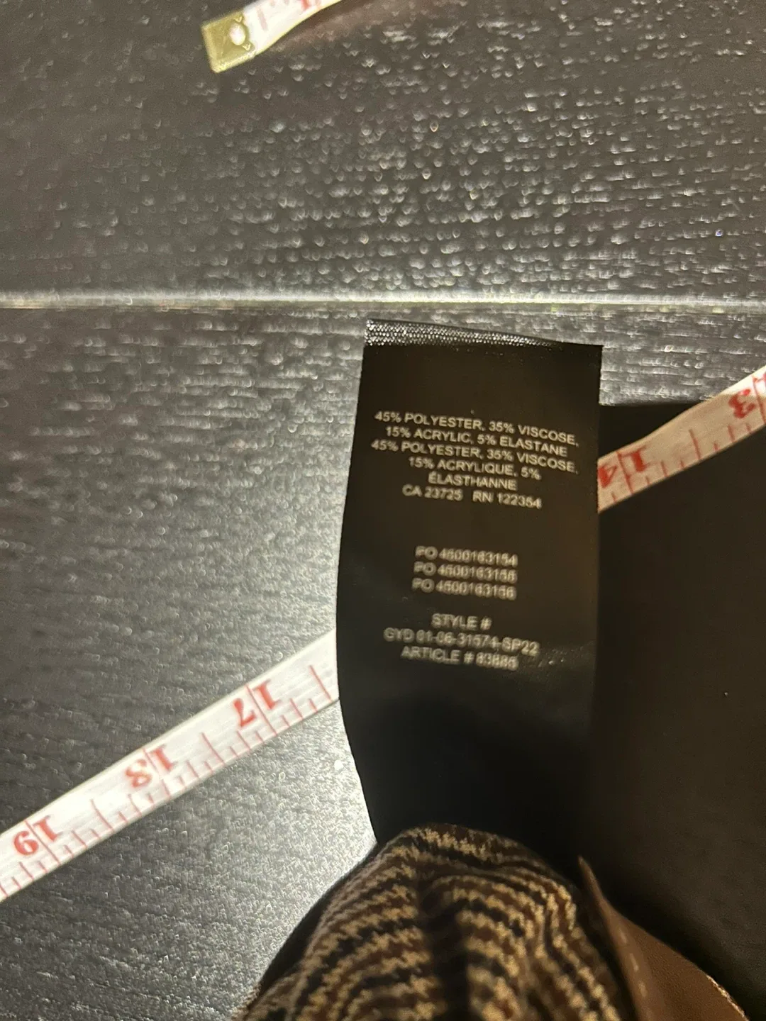 Babaton Atelier Houndstooth Pants - Size 16 image indicator(6)