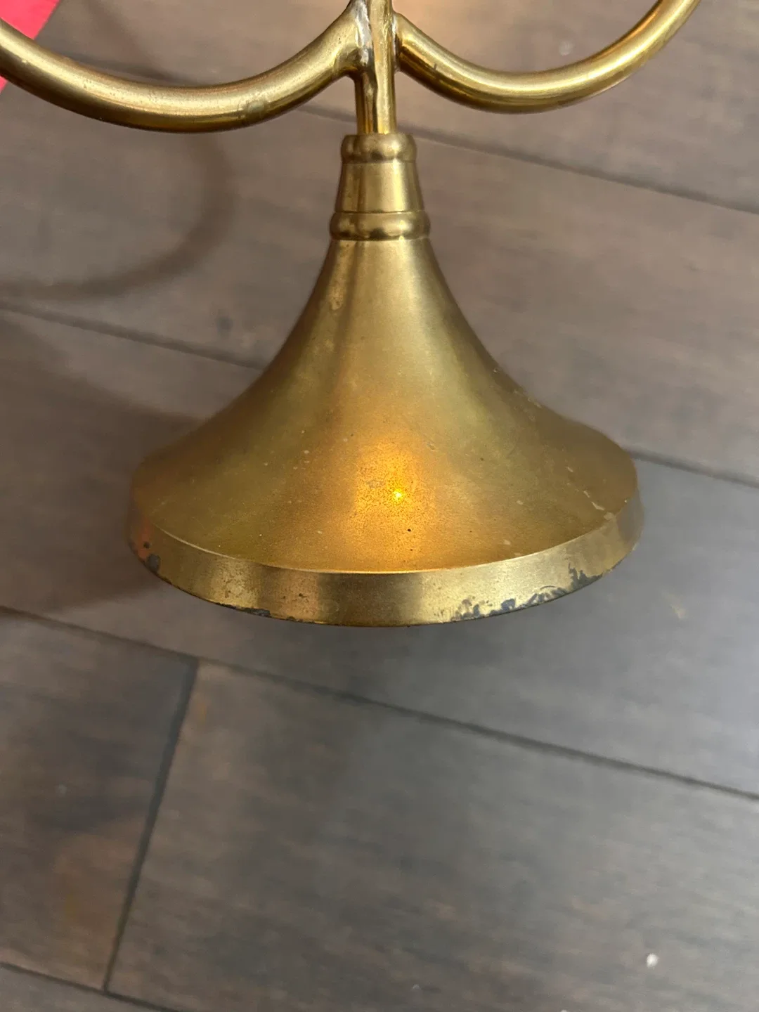 Vintage Brass Candlestick Holder image indicator(3)