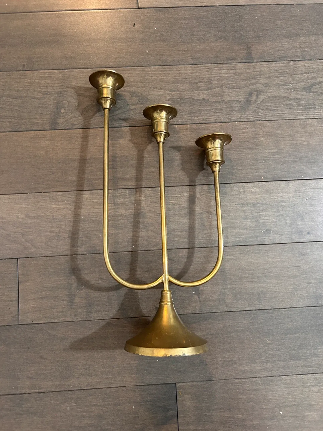 Vintage Brass Candlestick Holder image indicator(5)