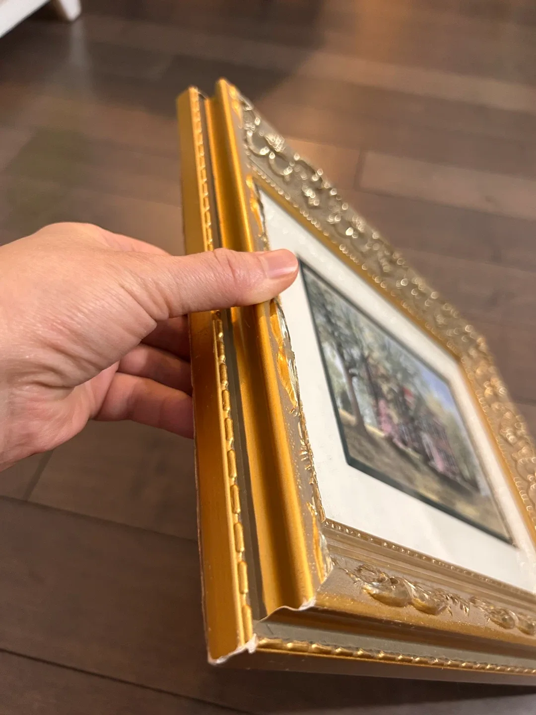 Gold ornate frame. Framed Lois Todd Kentucky Home Print image indicator(5)