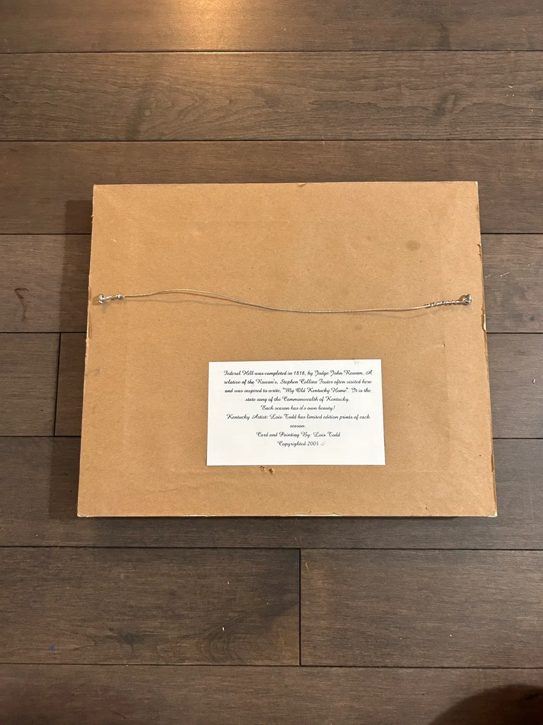 Gold ornate frame. Framed Lois Todd Kentucky Home Print image indicator(2)