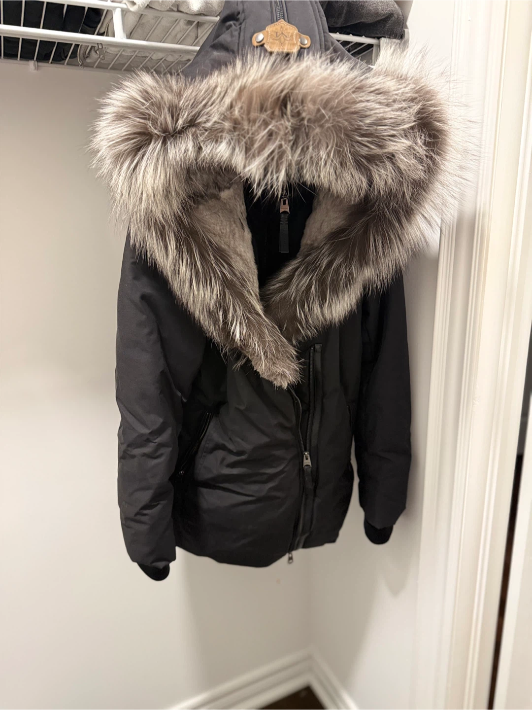 Mackage Down Winter Coat with Fur Trim