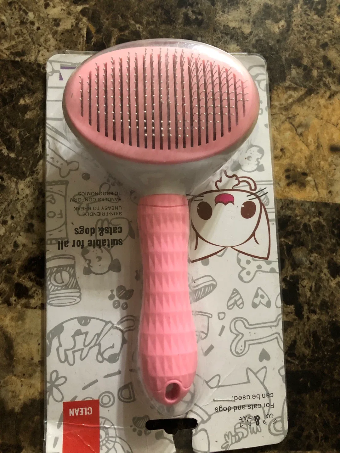 New Snuggle Avenue Pet Grooming Brush (Pink) image indicator(4)