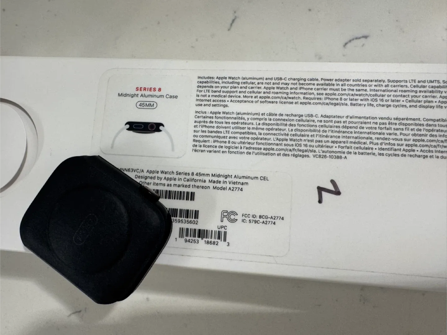 Apple Watch Series 8 GPS Midnight Aluminum 45mm